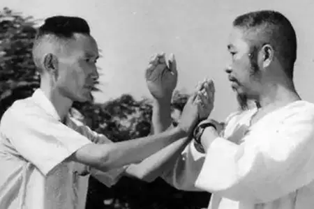 Tai Chi push hands practice